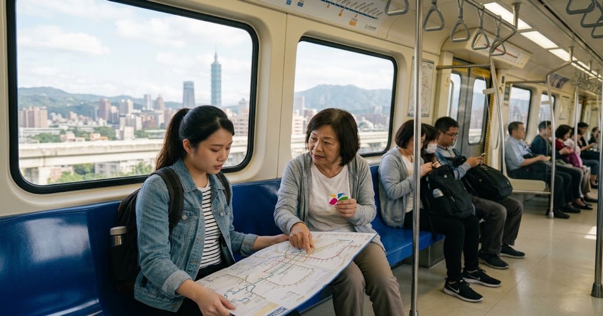 台北捷運列車進站